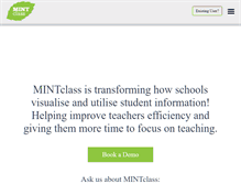 Tablet Screenshot of mintclass.com